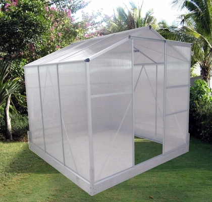 बाहरी बागवानी के लिए 6ft X 8ft बड़े बगीचे का ग्रीनहाउस