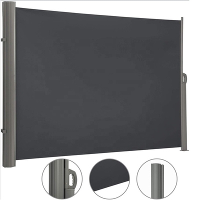 160x300 सेमी उद्यान सूर्य छाया कैनोपी मैन्युअल ऑपरेशन के लिए retractable अलंकार आँगन पक्ष