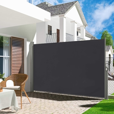 180x300 सेमी पटीयो गार्डन छत के लिए वापस खींचने योग्य साइड अवन छाया धूपरोधी और जलरोधी